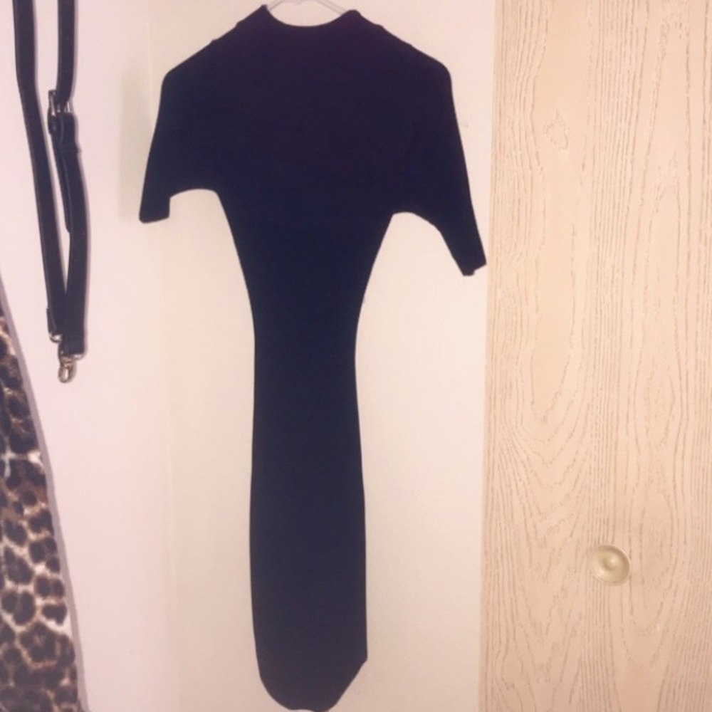 All black dress